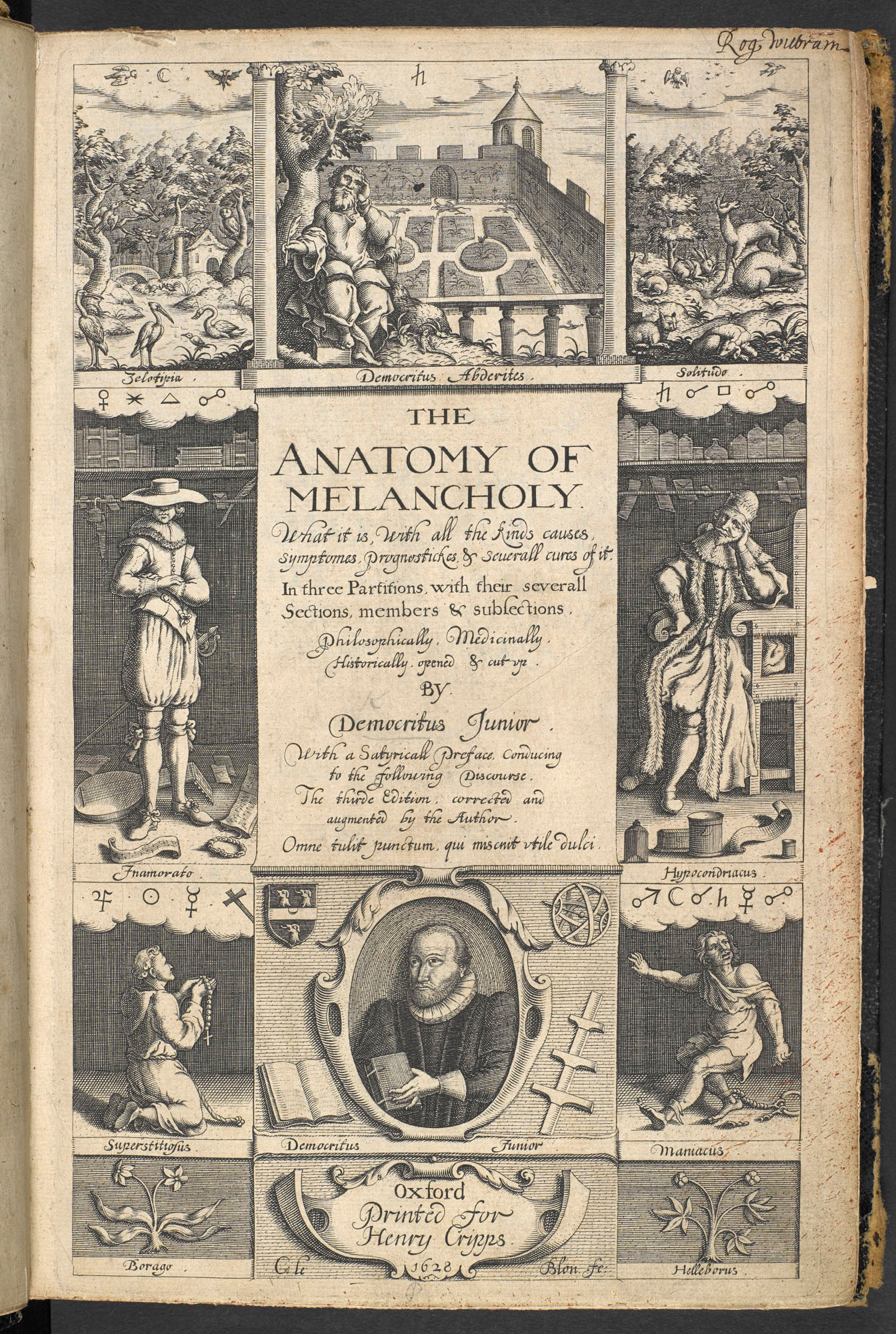obert Burton, The Anatomy of Melancholy (1628)