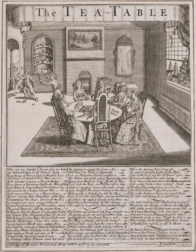Anon., 'The Tea-Table' (c. 1720), Yale University Digital Collections, OID 10713312.