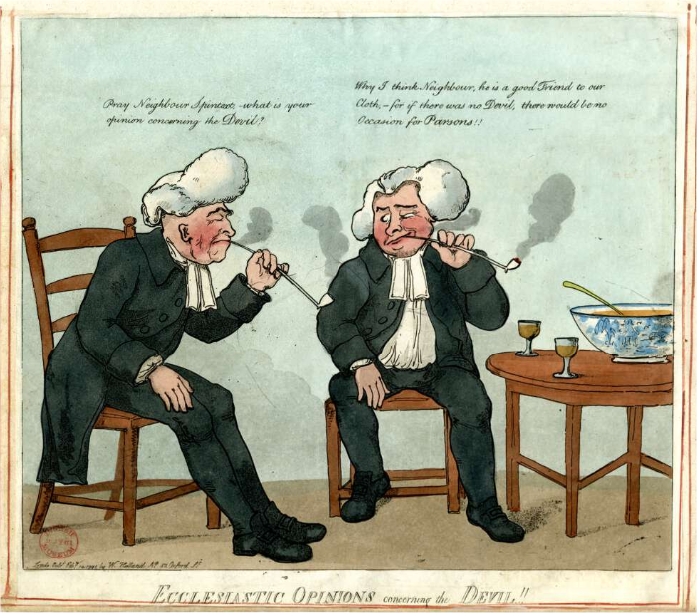 Ecclesiastic opinions concerning the Devil!! (1791)