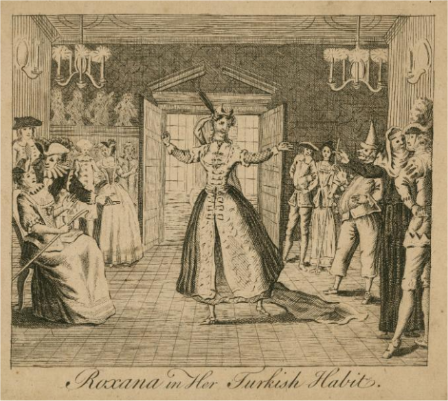 Roxana in her Turkish habit (1765)