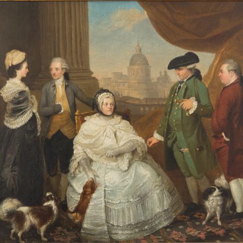 The Byres Family circa 1776 - 1779, by Franciszek Smuglewicz. Osterley Park and House, London.