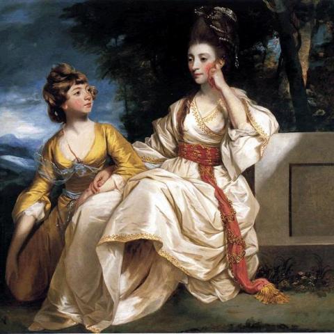 Sir Joshua Reynolds, Portrait of Hester Thrale and her daughter Hester (c. 1777), Beaverbrook Art Gallery, New Brunswick, Canada.