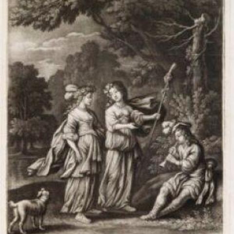 John Smith, ‘Three Arcadians’, © National Portrait Gallery, London, NPG D11802, circa 1683-1729.