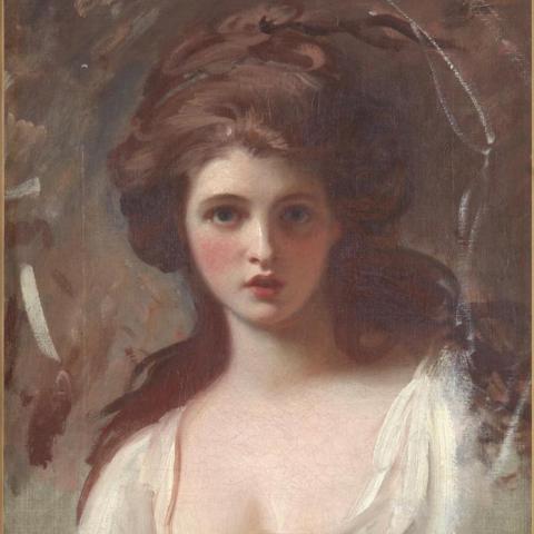 George Romney, 'Emma Hart as Circe', Tate Britain, N05591, 1782.