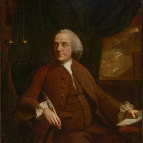 Benjamin Franklin, 1762.