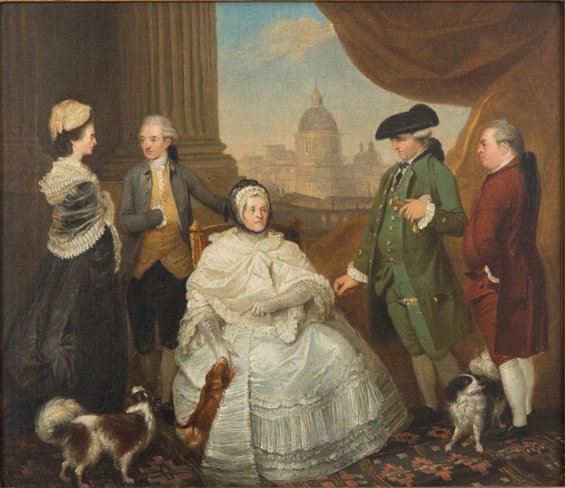 The Byres Family circa 1776 - 1779, by Franciszek Smuglewicz. Osterley Park and House, London.