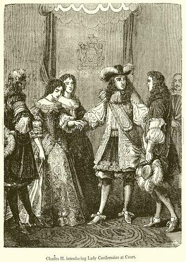 Charles II. introducing Lady Castlemaine at Court