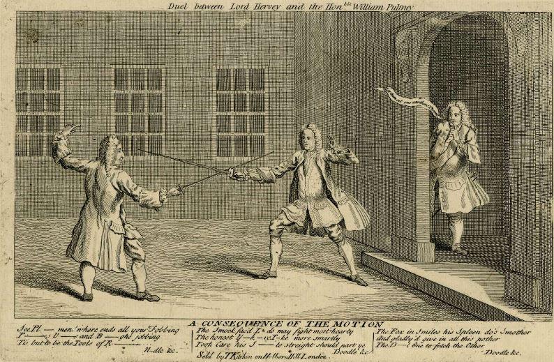 Duel between Lord Hervey and the Honble William Pultney (1731)