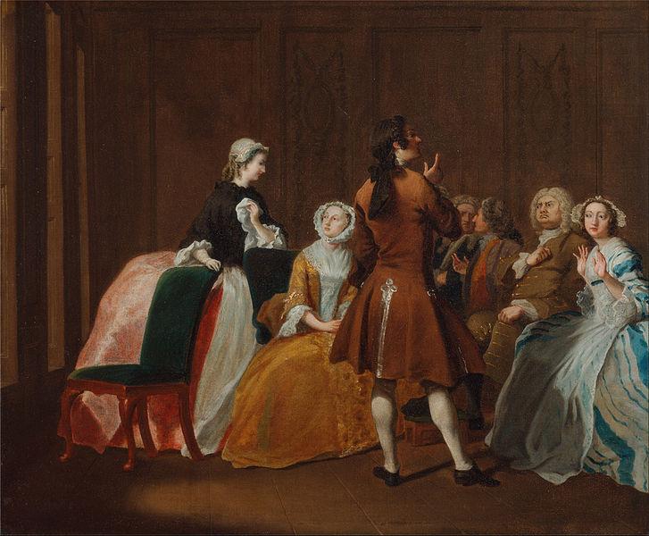 Joseph Highmore, The Harlowe Family, from Samuel Richardson's "Clarissa" (btw. 1745 and 1747). Yale Center for British Art.