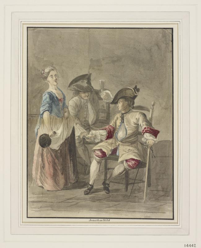 Paul Sandby, Jonathan Wild c. 1770. Royal Trust Collection. RCIN 914442.