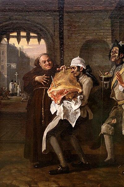 William Hogarth, O the Roast Beef of Old England (‘The Gate of Calais’), 1748.