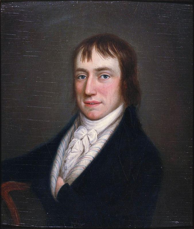  Portrait of William Wordsworth by William Shuter, 1798. Cornell University Library.