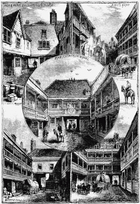 'Old inns in Southwark', Old and New London. London, Cassell, Petter & Galpin, 1878, chapter 7.