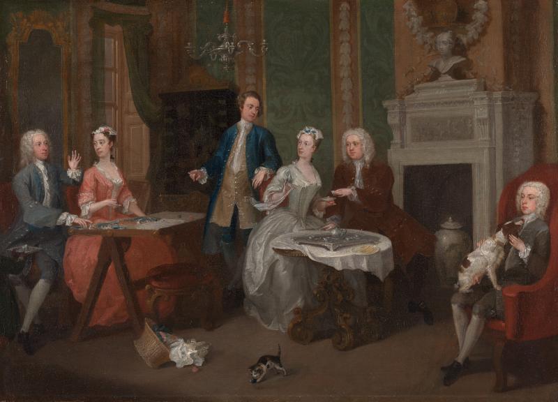 Portrait of a Family, c.1735