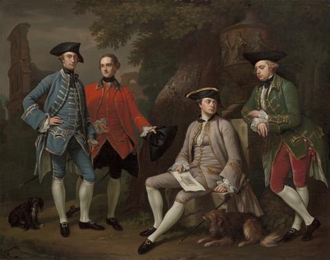 James Grant of Grant, John Mytton, the Hon. Thomas Robinson, and Thomas Wynne, c. 1760