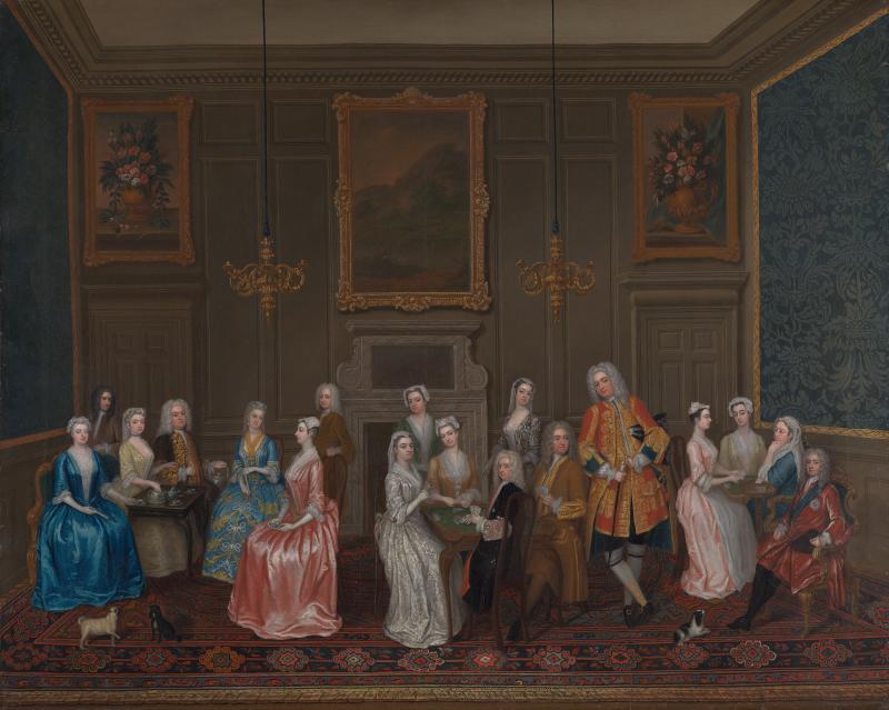 Tea Party at Lord Harrington’s House, 1730