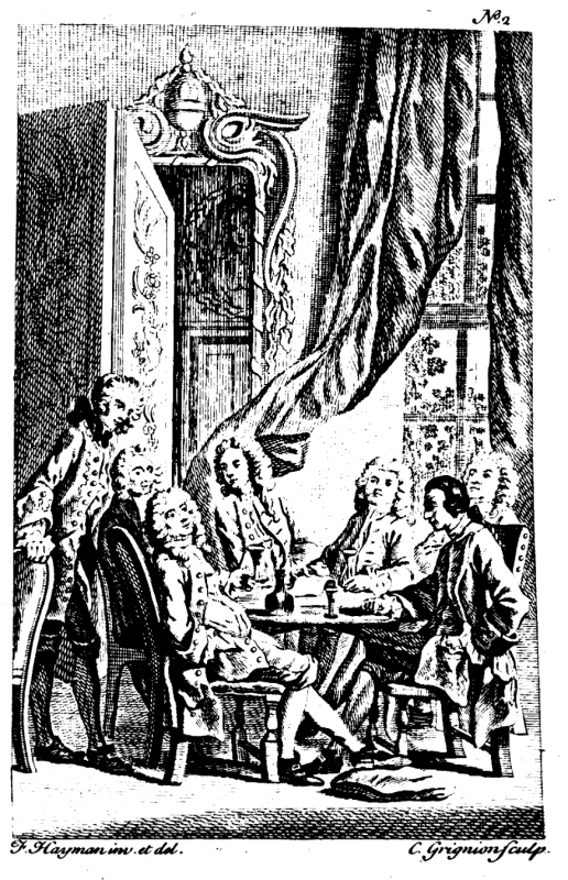 C. Grignion, ‘Frontispice of The Spectator’, The Spectator, 1763