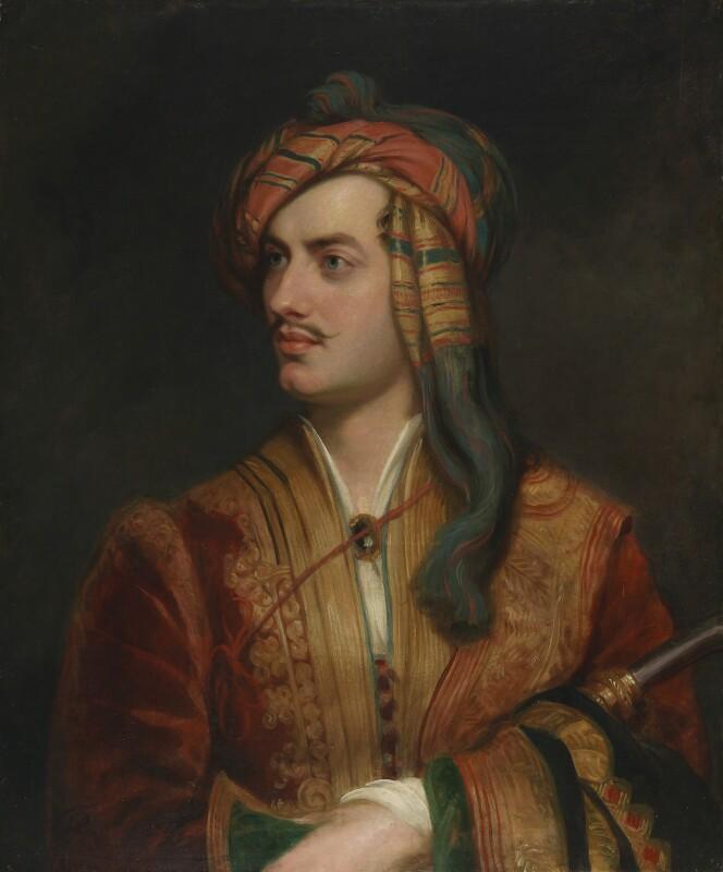 Thomas Phillips, ‘Lord Byron’, © National Portrait Gallery, NPG 142, 1835