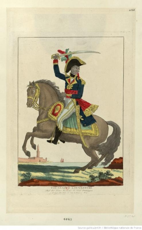 'Toussaint Louverture, Chef des noirs insurgés de Saint Domingue', Bibliothèque nationale de France, 1796-1799.