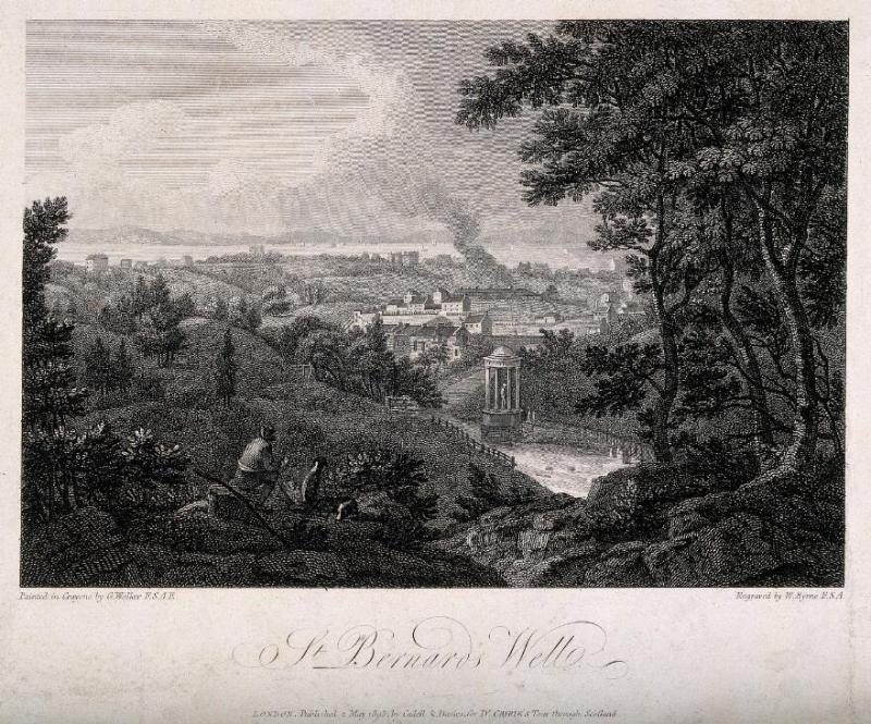 George Walker, ‘St. Bernard's Well, Edinburgh, Scotland’, Wellcome Collection, 17441i, 1803. 