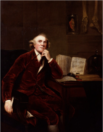 John Jackson d’après Sir Joshua Reynolds, ‘John Hunter’, National Portrait Gallery, London, NPG 77, 1813.